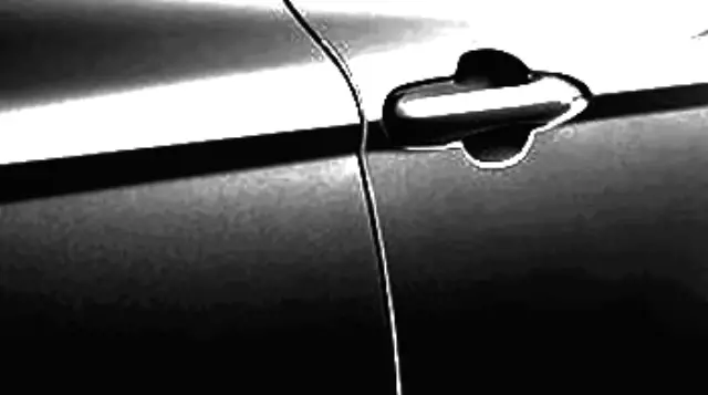 PT9360318102 - Exterior: Door Edge Guards - Midnight Black Metallic for Toyota Image