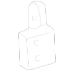 2037300537 - : Hinge for Mercedes-Benz: C230, C240, C280, C32 AMG, C320, C350, C55 AMG Image