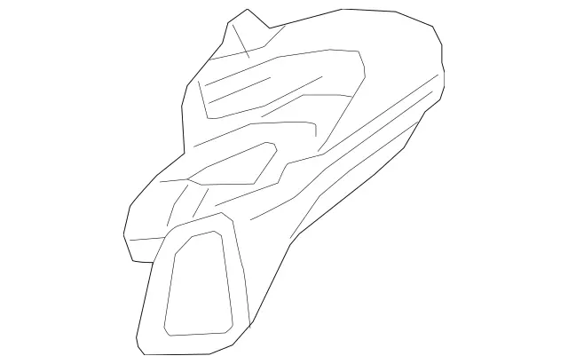 2228311100 - Heating and Ventilation: Air Duct for Mercedes-Benz: Maybach S550, Maybach S560, Maybach S600, Maybach S650, S450, S550, S550e, S560, S600, S63 AMG, S65 AMG Image image