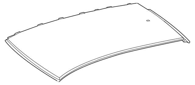 246657000964 - : Paneling, Roof for Mercedes-Benz Image