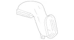 4478313245 - Body: Center Duct for Mercedes-Benz Image