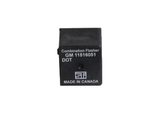 11516051 - : OEM NEW 1988-03 GM Chevrolet GMC Hazard Warning and Turn Signal Flasher 11516051 for Cadillac: Escalade | Chevrolet: Blazer, C1500, C2500, C3500, C3500HD, Express 1500, Express 2500, Express 3500, K1500 Pickup, K2500 Pickup, K3500 Pickup, S10, Suburban C1500, Suburban C2500, Suburban K1500, Suburban K2500, Tahoe | GMC: C1500 Pickup, C2500 Pickup, C3500 Pickup, C3500HD, Jimmy, K1500 Pickup, K2500 Pickup, K3500 Pickup, S15, Savana 1500, Savana 2500, Savana 3500, Sierra 1500, Sierra 2500, Sonoma, Suburban C1500, Suburban C2500, Suburban K1500, Suburban K2500, Yukon, Yukon XL 1500, Yukon XL 2500 | Oldsmobile: Bravada Image