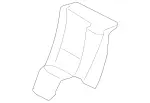 2039200816 - Rear Seat Bench: Padding for Mercedes-Benz: 180C, C230, C320 Image