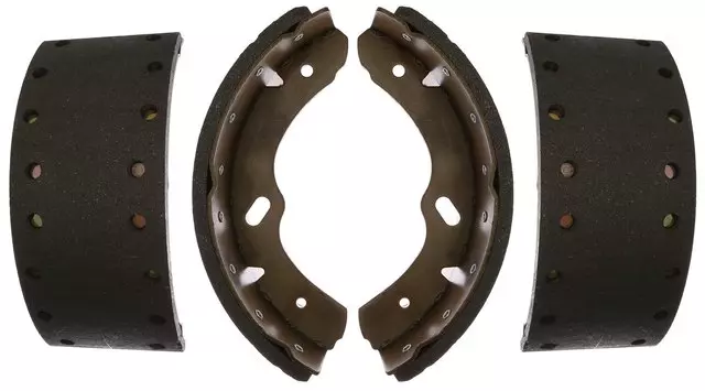 19383878 - Unclassified: Riveted Rear Drum Brake Shoe Set for GM Image