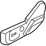 FL3Z1562187DB - Body: Valance for Ford: Expedition, F-250 Super Duty, F-350 Super Duty, F-450 Super Duty Image