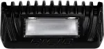 86630 - : 1x2 65 Degree DC LED Scene Light, Amber, Black Housing, Single for Rigid Industries Image