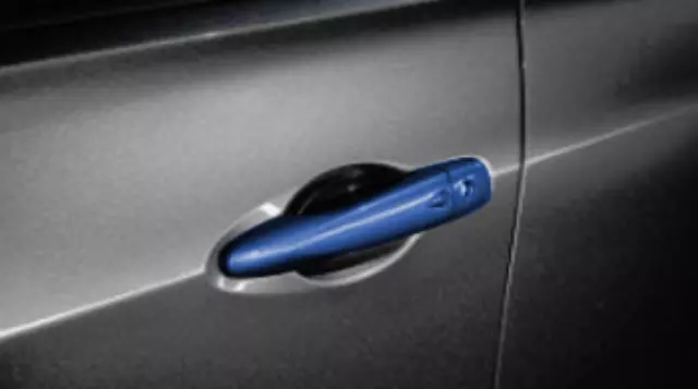 T99G85RL0C - Exterior: Door Handle Covers W/I-Key, Blue for Nissan Image