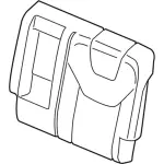 FT4Z5866601CB - Body: Seat Back Cover for Ford: Edge Image