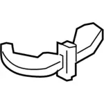 EK4Z6127204A - : 2015-2024 Ford - Check Arm for Ford: E-Transit, Transit-150, Transit-250, Transit-350, Transit-350 HD Image