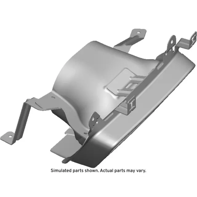 84794852 - : Galvano Silver Passenger Side Exhaust Tail Pipe Heat Sleeve for Cadillac: XT6 Image