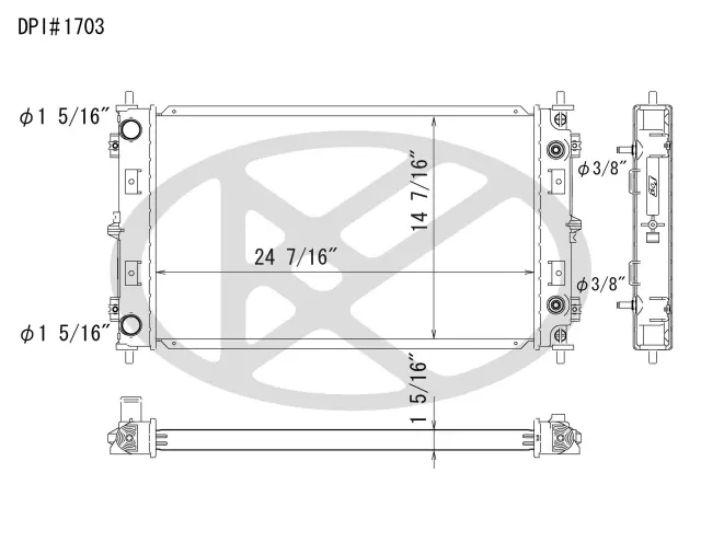 A1703 - : Koyorad Radiator for Koyo Image