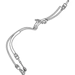 D2BZ7E395C - Body: Cable for Ford: Fiesta Image