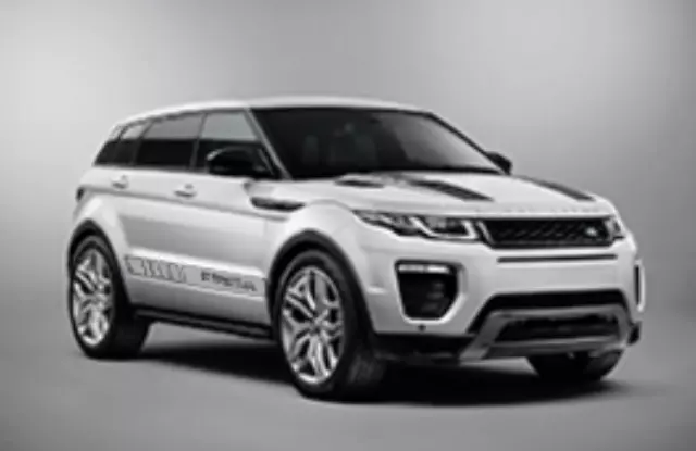 VPLVB0175MEN - Exterior: Vehicle Decals, Strobe, Right Side, Silver for Land Rover: Range Rover Evoque Image