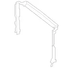 2545050000 - Cooling/Auxiliary Heating: Air Duct Segment for Mercedes-Benz: GLC300, GLC350e Image