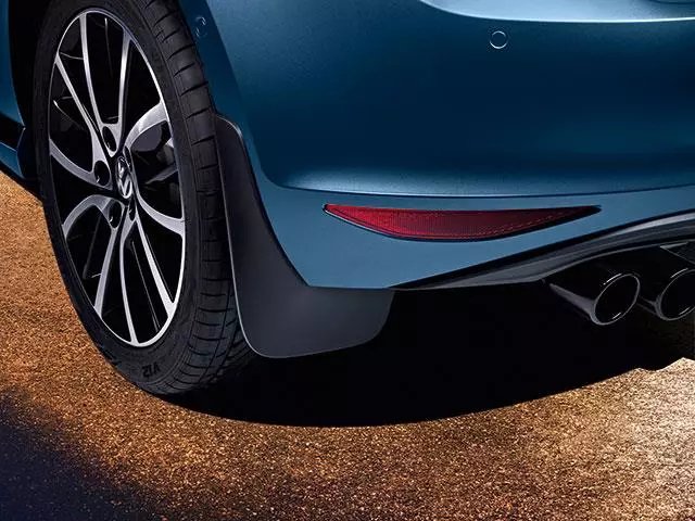 Splash Guards - Black - Rear - Volkswagen (5G0-075-101-C)