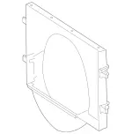 9065050855 - : Fan Shroud for Mercedes-Benz Image