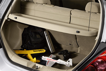 79910EM00A - Body: Rear Cargo Cover - Black - Black for Nissan: Versa Image