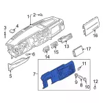 LC2Z15044D70BA - Body: Cluster Panel for Ford: E-350 Super Duty, E-450 Super Duty Image