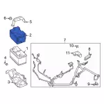 MB3Z10A687A - : Battery Cover for Ford: Bronco, Ranger Image