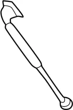 904601W300 - Body: Back Glass Lift Support for INFINITI: QX4 Image