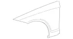 2578803700 - Attachment Parts: Fender, Front for Mercedes-Benz Image