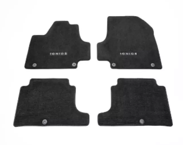 GIF14AC100 - Interior: 2022 2023 Hyundai Ioniq 5 Front &amp; Rear Carpet Floor Mats Sliding Console for Hyundai: Ioniq 5 Image