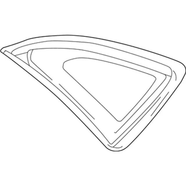 FT4Z5829710F - : Glass Quarter Window for Ford Image