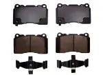 13050800 - : Disc Brake Pad Set for Acura: Integra | Buick: Regal, Regal Sportback | Cadillac: CT6, CTS, STS, XTS | Chevrolet: Camaro, Corvette | Ford: Mustang | Honda: Civic | Mitsubishi: Lancer | Saab: 9-5 | Subaru: BRZ, Impreza, WRX STI | Tesla: X | Toyota: 86 Image