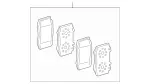 4201505 - : Disk Brake Pad for Mercedes-Benz Image