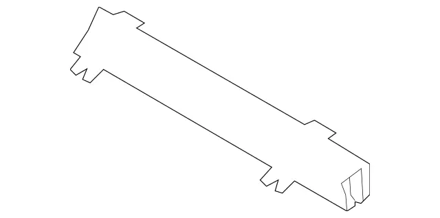 2087700052 - Body: Center Cover for Mercedes-Benz Image