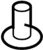 16566EH000 - : Engine Cover Retainer for INFINITI: M45 Image