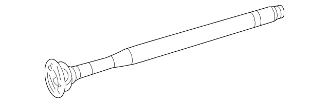 2534103502 - : Propeller Shaft for Mercedes-Benz Image