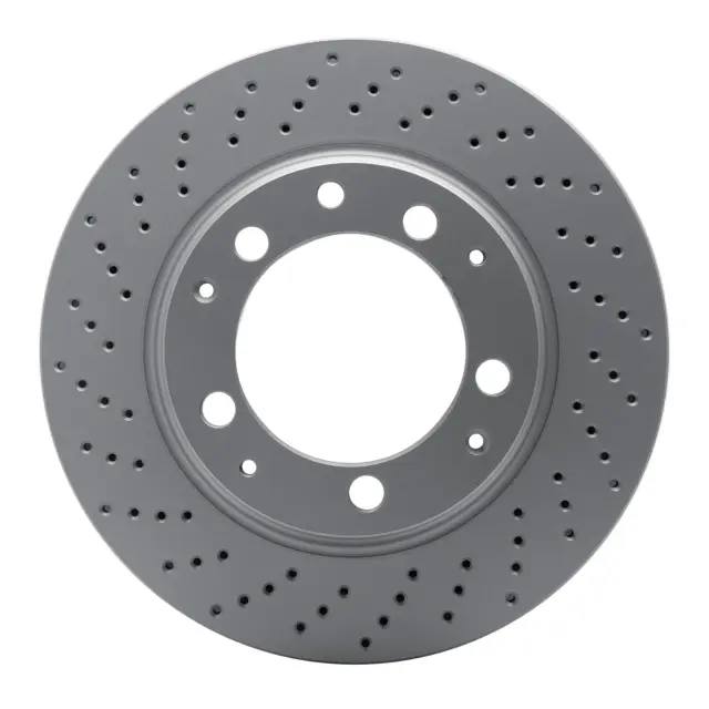 62402015D - Brakes &amp; Brake Parts: DFC GEOSPEC Coated Rotor - Drilled for DYNAMIC FRICTION Image