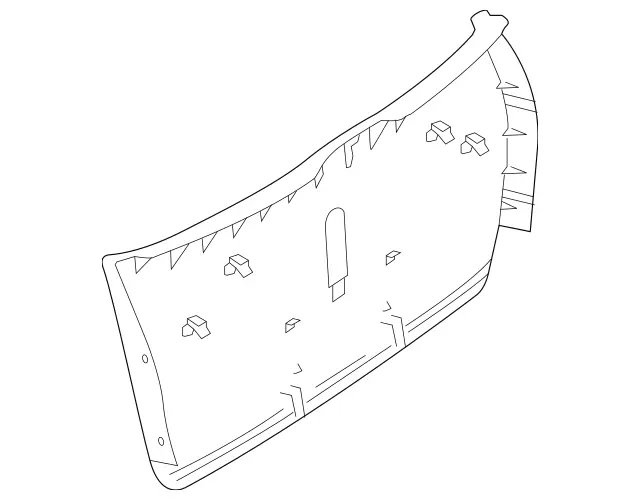21174007707F79 - Body: Lower Trim for Mercedes-Benz Image