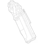 1664705100 - Fuel System: Activated Charcoal Filter for Mercedes-Benz Image