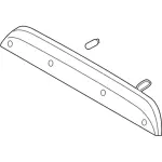 KB3Z13A613A - Electrical: High Mount Lamp for Ford Image