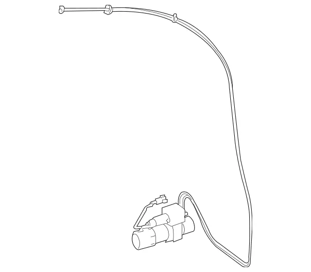 251800144864 - Rear-End Door: Hydraulic Unit for Mercedes-Benz: R320, R350, R500 Image