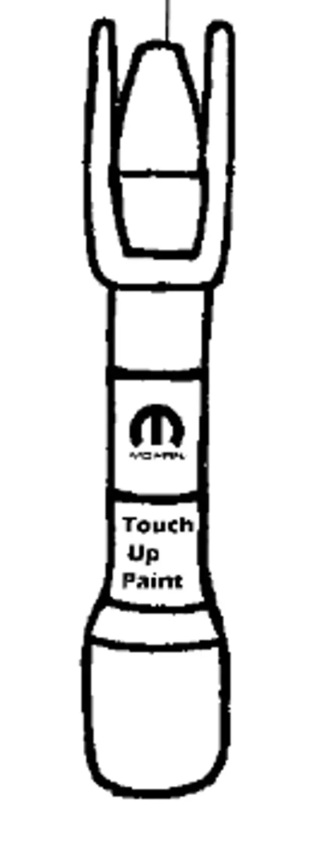 6103153AA - Mopar Accessories - Component Parts: Touch Up Brush Paint for Fiat: 124 Spider Image