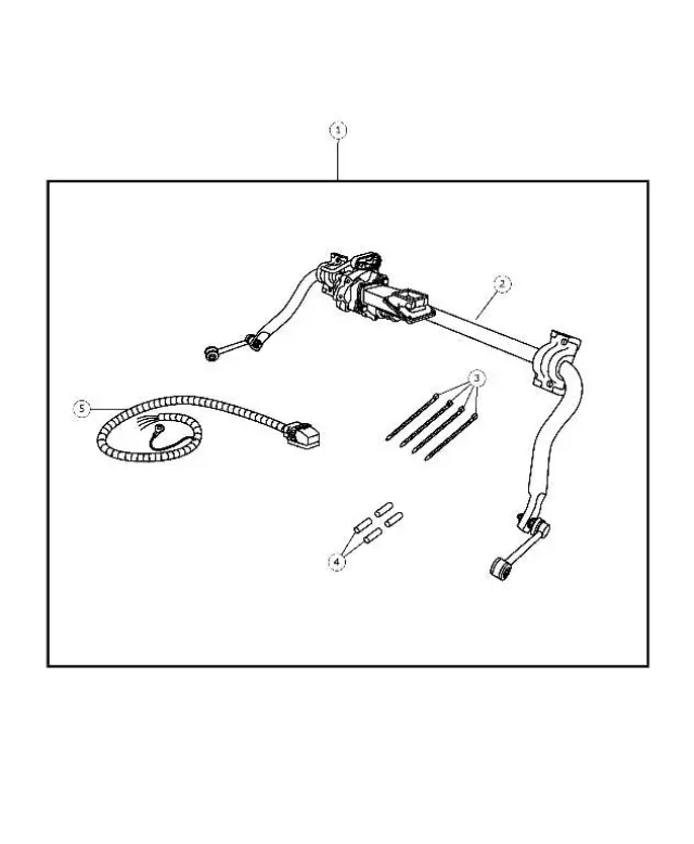 Trailer Harness - Mopar (68002996AB)