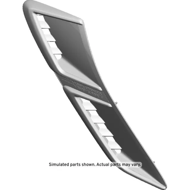 84208190 - : Part# 84208190 Genesis Metallic Front Driver Side Fender Ornamentation Vent for Chevrolet: Corvette Image