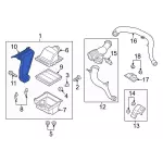 ML3Z9C623F - Engine: Inlet Tube for Ford: Expedition, F-150 | Lincoln: Navigator Image