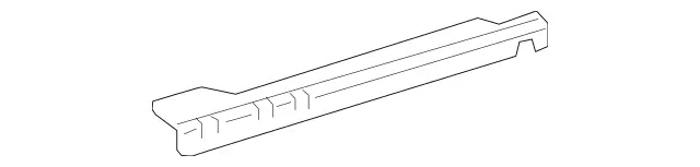 2136161800 - Substructure: Reinforcement Angle for Mercedes-Benz: AMG GT 43, AMG GT 53, AMG GT 63, AMG GT 63 S, AMG GT 63 S E Performance, CLS450, CLS53 AMG, E300, E350, E43 AMG, E53 AMG, E63 AMG S Image image