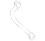 222501740164 - Cooling System: Connector Hose for Mercedes-Benz Image