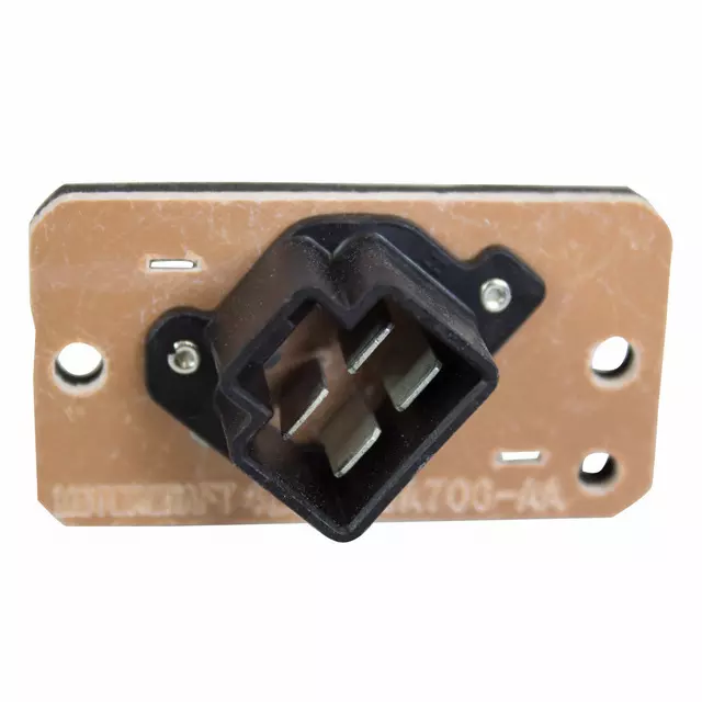 4L3Z19A706AA - : Resistor for Ford: Escape, Excursion, Expedition, F-150, F-150 Heritage, F-250, F-250 HD, F-250 Super Duty, F-350, F-Super Duty, Mustang | Lincoln: Navigator | Mercury: Mariner, Villager Image