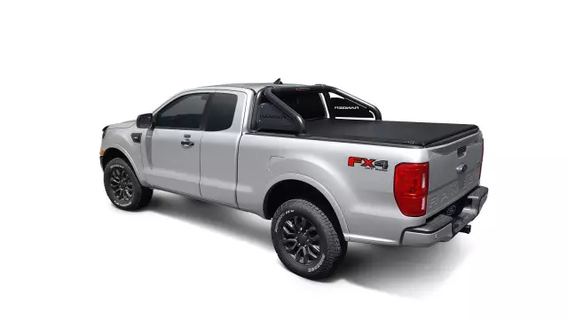 VKB3Z99501A42SA - : Tonneau Cover - XLP Premium Soft Roll-Up By TruXedo, For 6.0 Bed With Sport Bar for Ford: Ranger Image