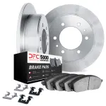 651299720 - : DFC Brake Rotor with 5000 Brake Pads and Hardware Kit for DYNAMIC FRICTION Image