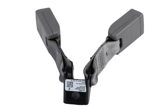 19332714 - : Medium Titanium Rear Seat Center Belt with Buckle for GM Image