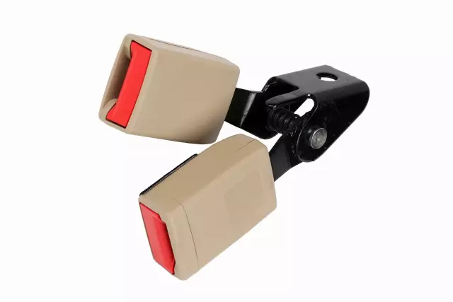 19209308 - : Light Cashmere Rear Passenger Side Seat Belt with Buckle for Buick: LaCrosse Image