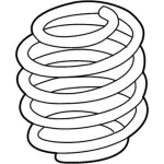 F2GZ5310J - : Coil Spring for Lincoln: MKX Image