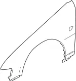 631015Y030 - : Fender for Infiniti Image